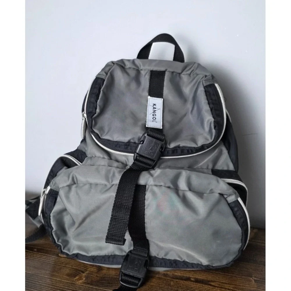 KANGOL Multi-Pocket Gray‎ Travel Backpack
